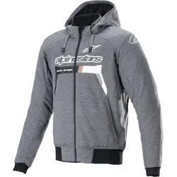 Alpinestars Chrome Ignition Hoodie dunkelgrau/weiß S von Alpinestars