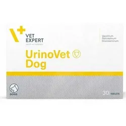 VETEXPERT UrinoVet Dog für Hunde 30 Tabletten - Tiergesundheit: Unterstützt die Harnwegsgesundheit bei Hunden und fördert ein gesundes Urinverhalten.