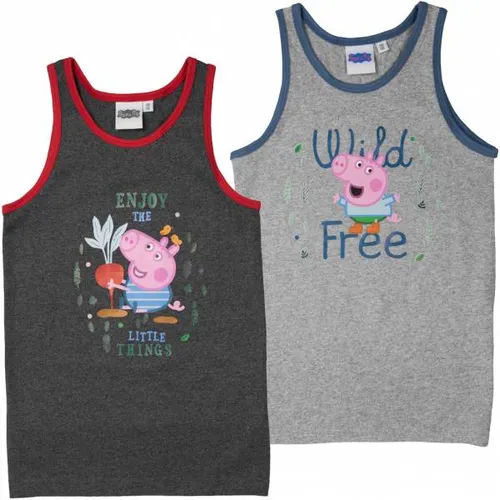UNITED LABELS Peppa Wutz Jungen Unterhemden 2er-Pack 0129723 86432570-86432553