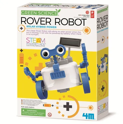 4M 403417 Green Science Rover Robot-Solar Hybrid Power