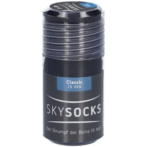 SKYSOCKS classic 70den AD 40/41 black 2 St