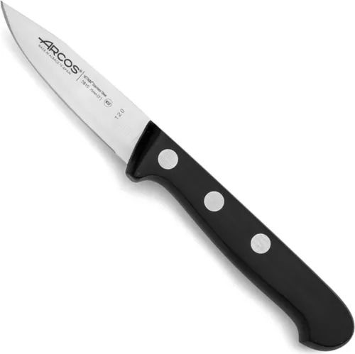 Arcos Universal Schälmesser Edelstahl Schwarz 7,5 cm