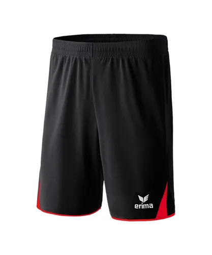 Erima Trainingshose Handballshorts 5-CUBES 140 - Trainingsbekleidung für Handball, aus 100% Polyester, in stylischem Black/red, ideal für optimale Bewegungsfreiheit und Komfort beim Training.