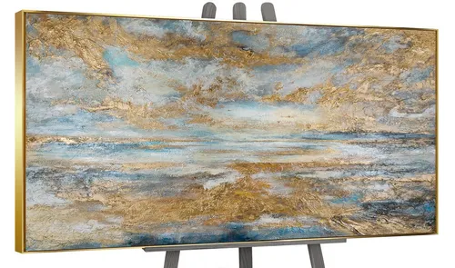 Poster & Bildende Kunst Gold von YS-Art
