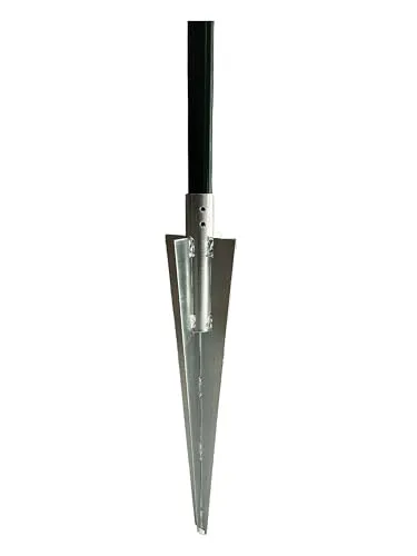 Garmix Pfostenhalter für Rundpfosten Zaunpfosten Zaunpfahl 34mm