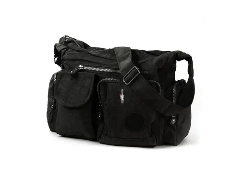 BAG STREET Schultertasche Damenhandtasche in schwarz von Bag Street