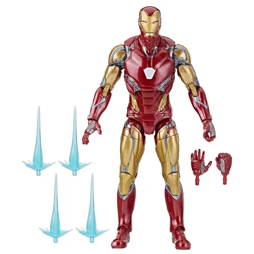 Marvel Legends Series Iron Man Mark LXXXV Action Figure - Actionfigur aus Avengers: Endgame, 15 cm groß mit über 20 Bewegungspunkten und austauschbaren Repulsor-Händen – perfekt für Sammler und Fans ab 4 Jahren.