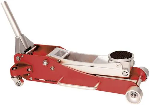 Holzmann Maschinen RWH180ALU Rangierwagenheber 1.8 t - Werkstatteinrichtung mit einer variablen Arbeitshöhe von 8.5 bis 47 cm, ideal für flexibles Arbeiten an Fahrzeugen.