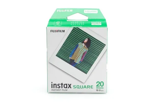 FUJI Instax Square SQ10 SQ6 SQ1 - 2 x 10 SQUARE Filme für 20 Aufnahmen, ideal für kreative Fotomomente und perfekte Bildgröße 62 x 62mm