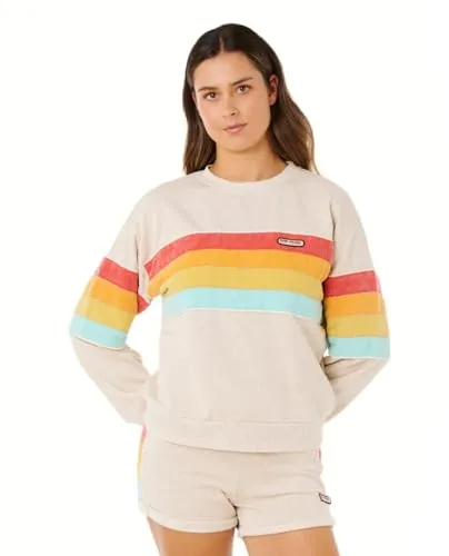 RipCurl Surf Revival Relaxed Crew Oatmeal XS von Rip Curl