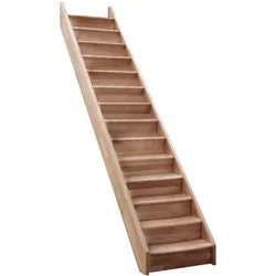 Minka Wangentreppe Home 300cm – Buche ohne Geländer