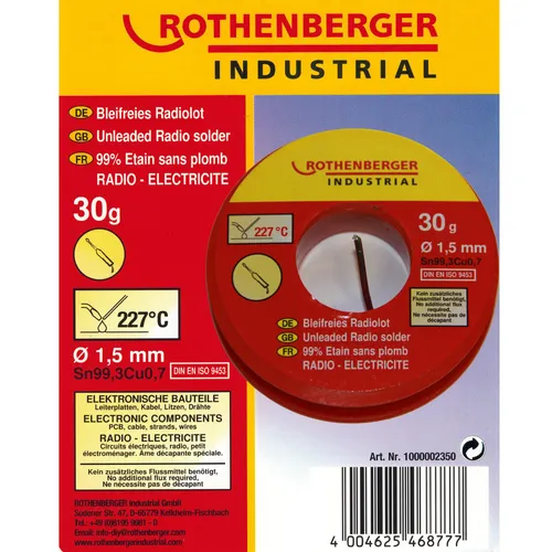 Lötmetall & Flussmittel von Rothenberger