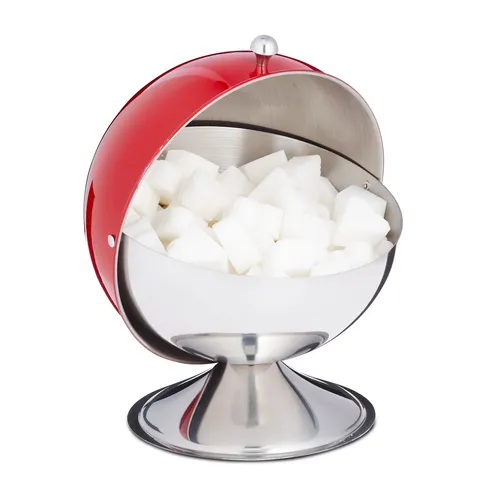 Zuckerdosen & Milchkännchen Silber von Relaxdays