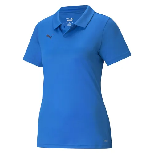 Puma teamLIGA Sideline Polo Shirt Damen - Blau, Gr. S - Sportbekleidung-Sets mit atmungsaktivem Material und UV-Schutzfaktor 30+. Ideal für sportliche Looks auch abseits des Platzes. Hergestellt aus 100% recyceltem Polyester.
