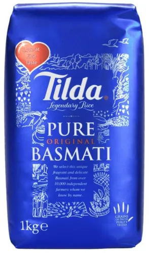 Tilda Pure Basmati Reis, langkörniger Reis von Tilda