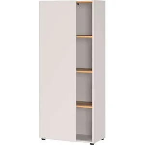 GERMANIA Aktenschrank Adrano - Beidseitig montierbar, Made in Germany - Büroschränke mit 3 festen Einlegeböden und flexibler Türmontage, ideal für Ordnung und Platzoptimierung im Büro.