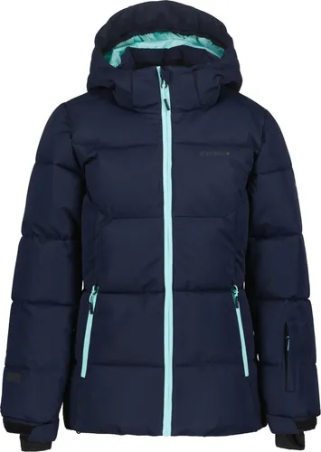 ICEPEAK Kinder Jacke LORIS JR - Funktionsjacke für aktive Mädchen, wasserdicht mit einer Wassersäule von 10.000 mm und Daunenimitat für optimale Wärmeisolierung – perfekt für Outdoor-Abenteuer!