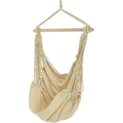 Decoris 841758 Hängesessel Polyester-Baumwolle Größe:L30-W130-H100cm Beutel a 1