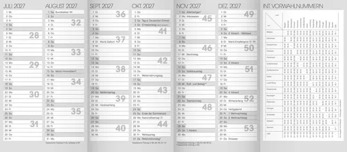 BRUNNEN Taschenkalender 2027 von BRUNNEN