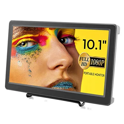 Elecrow 10,1 Zoll Portable Monitor - Einplatinenrechner – 1920x1080p Full HD Monitor mit IPS-Technologie für lebendige Farben, perfekt für Raspberry Pi und Gaming. Ideal für unterwegs!