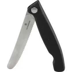 Victorinox Swiss Classic Faltbares Gemüsemesser Schwarz in schwarz von Victorinox