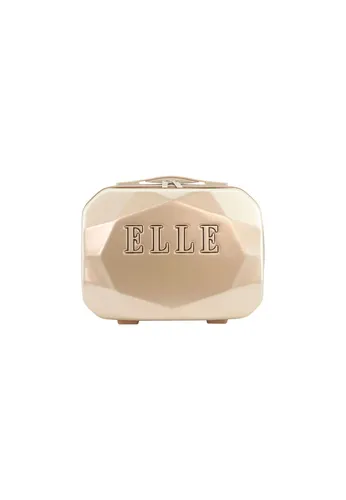 ELLE Diamond Toilettentasche - Kosmetiktasche Taupe - Stylische Kulturtasche in elegantem Taupe, ideal für unterwegs. Mit praktischen Fächern für Ordnung und Übersicht. Perfekt für die Aufbewahrung von Kosmetik und Pflegeprodukten.