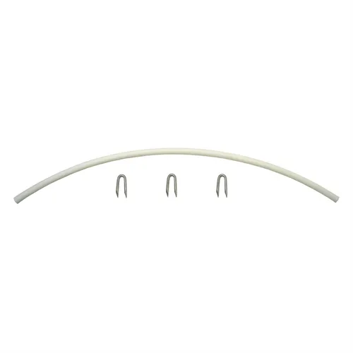 Kerbl Zaun Schlauchisolator für 8mm-Seil, 60cm, 10 Stück - Praktische Isolationslösung aus strapazierfähigem Polyethylen für Ihren Festzaun. Ideal zum Annageln für eine sichere Befestigung. Perfekt für den Einsatz im Garten oder auf dem Bauernhof.