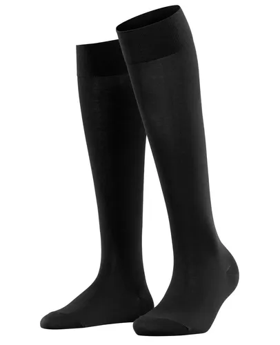 Falke Kniestrümpfe Cotton Touch (nachhaltige Baumwolle) schwarz Damen - 1 Paar