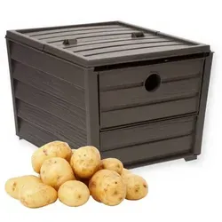GarPet Kartoffelkiste Kartoffel Kiste Gemüse Zwiebel Box Korb Obst Gemüse Vorratsbox
