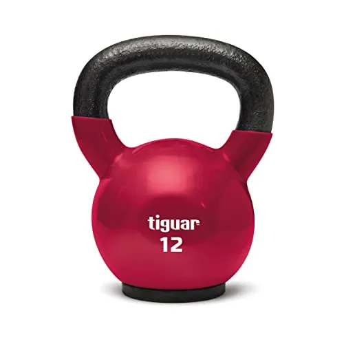 tiguar Kettlebell 12 kg (Himbeere) in rot von tiguar