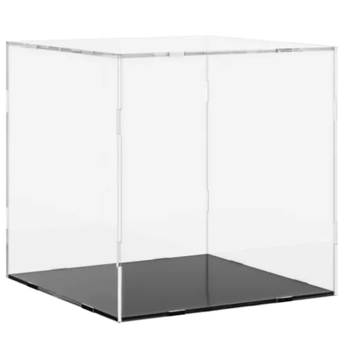 vidaXL Vitrine - Schaukasten für Sammlerstücke - Glasvitrine aus hochwertigem Acryl, schützt effektiv vor Staub und Beschädigung. Ideal für Figuren, Spielzeug und Kunstwerke - robust und einfach zu montieren.