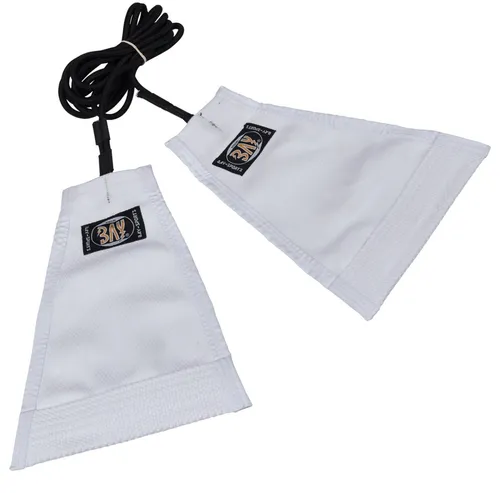 BAY-Sports Expander Uchi Komi WEISS Elastikband Grifftraining Zugband Zugübungen Tube Kampfsport, Griffkraft Training Judo, MMA, Krav Maga, Ju Jutsu, Jiu Jitsu, Grappling