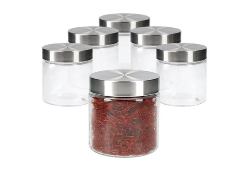 MamboCat Vorratsglas 6er Set Bera Vorratsglas 0.8L, Glas