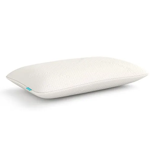 bonmedico Comfort Pillow, Orthopaedic Head and Neck Support Made of Visco Gel Foam, Memory Foam Cushion with Antibacterial Cover, Ideal for Allergy Sufferers