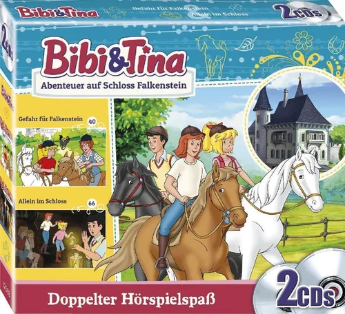 Bibi & Tina 2er CD-Box - Abenteuer auf Schloss Falkenstein - CD - Hörspiel - NEU