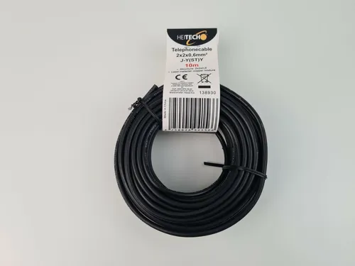 Produktbild 10m Telefonkabel 2x2x0,6mm² J-Y Telefon Leitung 10m 2x2x,0,6mm² Telefon Kabel