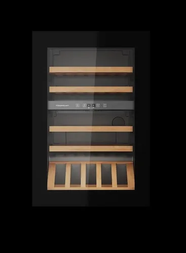 Küppersbusch FWK 2852.0 S K-Series.8 Einbau Weinklimaschrank - Weinkühlschrank für bis zu 40 Flaschen, energieeffizienter Betrieb mit Klasse G, platzsparend und ideal für Weinliebhaber.