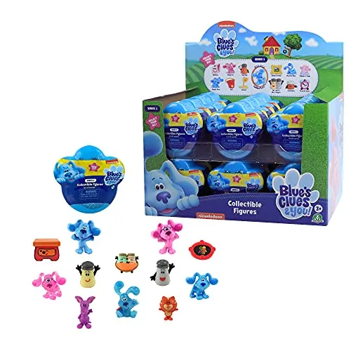 Giochi Preziosi Blue's Clues & You Mini-Figuren aus Kapseln, Überraschungs-Set mit 1 Figur aus der TV-Serie, Kinder ab 3 Jahren, wertvolle Spiele, Mehrfarbig, BLU03000