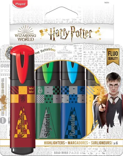 Maped Textmarker HARRY POTTER 4er Kartonetui