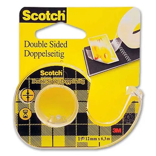  Double Sided 665 Abroller 12 mm x 6,3 m, Scotch 3M 0,47€/m