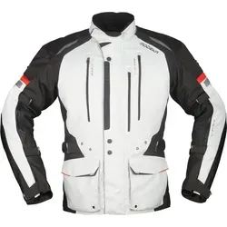 Modeka Striker II Motorrad Textiljacke, schwarz-grau, Größe 6XL für Männer