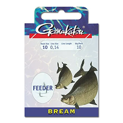 Gamakatsu Gebundene Haken BKD-1810B Brassen Feeder 8