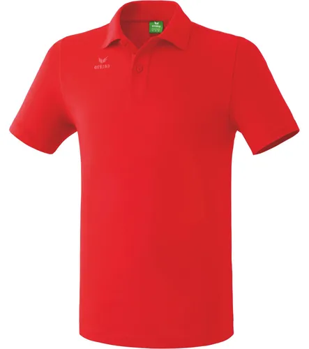 Erima Poloshirt Teamsport 140 - Red - Trainingsbekleidung aus 95% Baumwolle und 5% Elasthan, ideal für Handballspieler und bequem für Training und Freizeit.