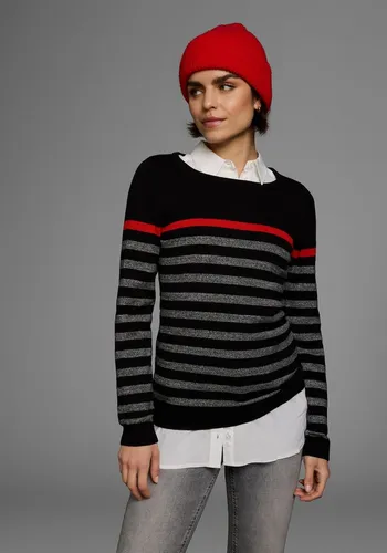 AJC Strickpullover mit modischen Kontraststreifen von AJC