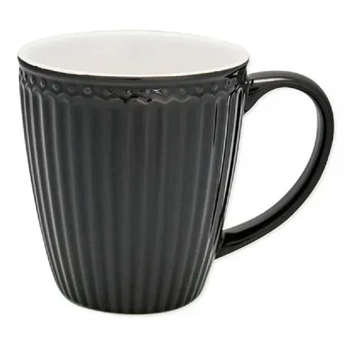 Greengate Tasse Tasse mit Henkel Alice Dark Grey