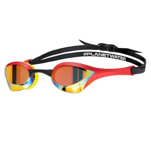 ARENA Cobra Ultra Swipe Racing Schwimmbrille - Schwimmbrille mit revolutionärer Swipe Anti-Fog-Technologie für beschlagfreies Schwimmen, ideal für Wettkämpfe mit hydrodynamischem Design und perfekter Passform.
