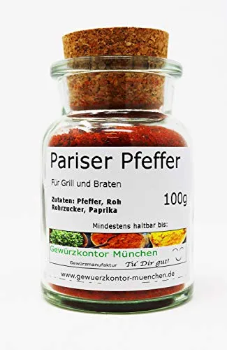 Pariser Pfeffer 100g im Glas Gewürzkontor München
