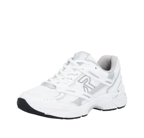 Rieker Damen-Sneaker Weiß-Silber – Bequeme Sportlichkeit in Größe 43 - Sportlicher Rieker Sneaker für Damen in Weißgrau. Mit atmungsaktivem Obermaterial und flexibler EVA-Laufsohle für hohen Tragekomfort. Ideal für den Alltag.