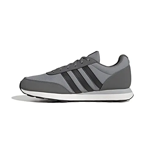 adidas Herren Run 60s 3.0 Shoes, Grey Three / Core Black / Grey Four, 40 2/3 EU