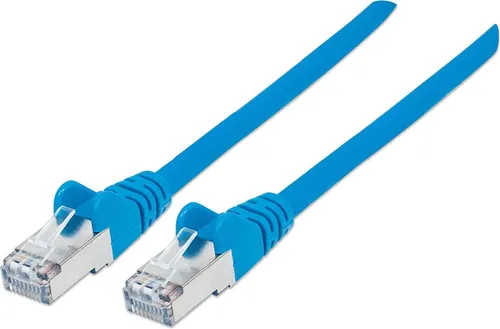 INTELLINET Patchkabel RJ45 S/FTP Cat6 Kupfer LSOH 10m blau